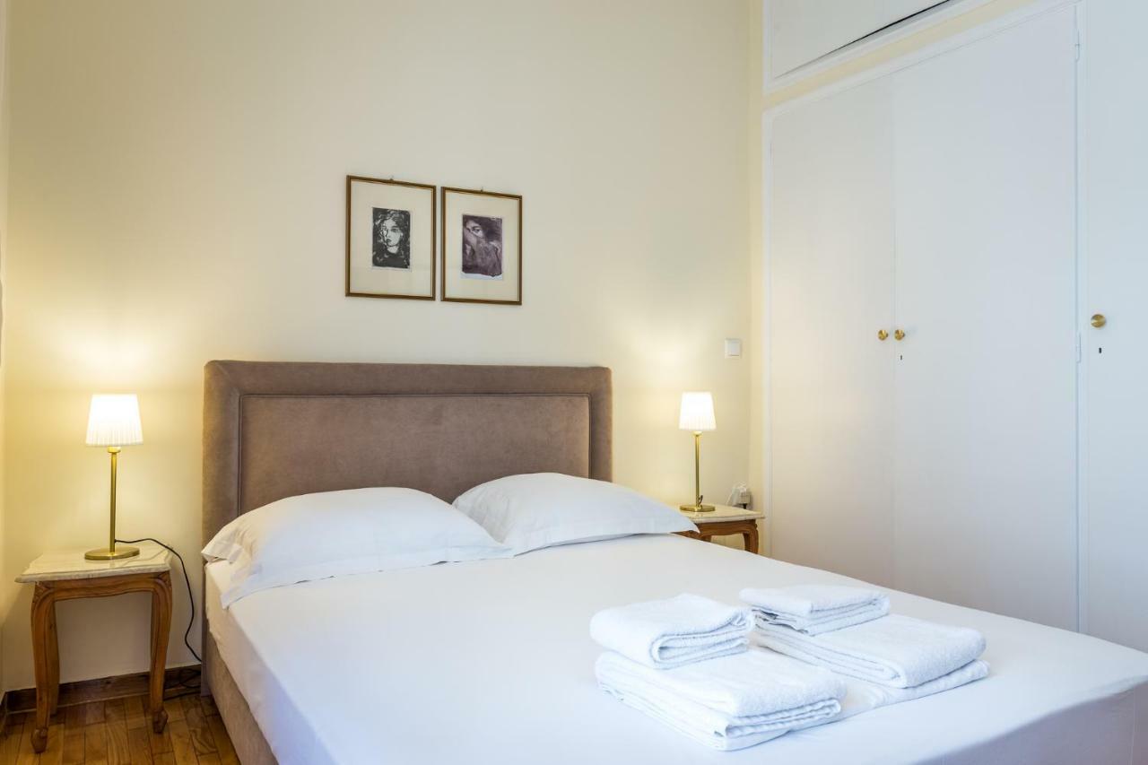 Chic Flat In Kolonaki Next To American Embassy Athen Exterior foto